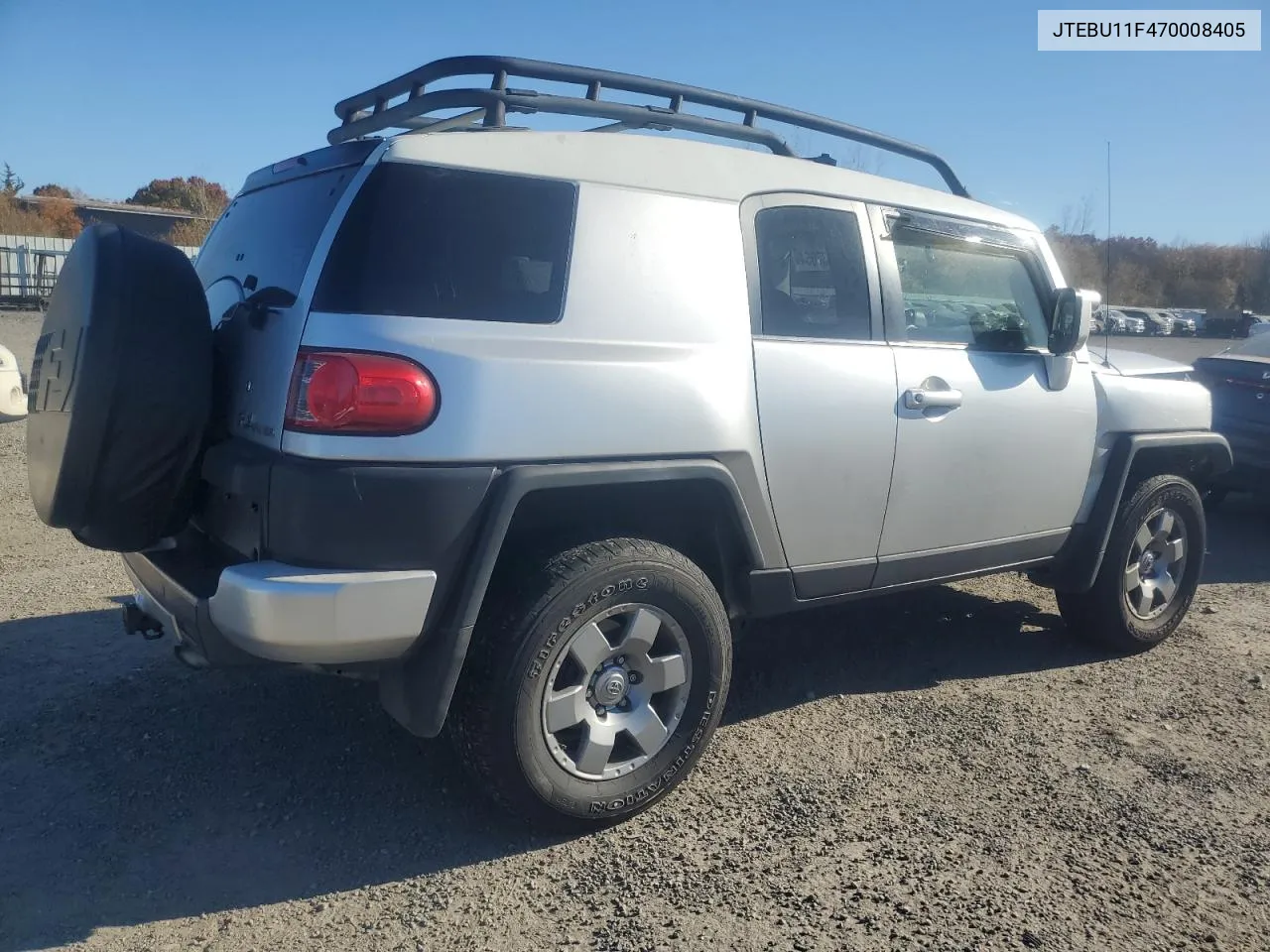 2007 Toyota Fj Cruiser VIN: JTEBU11F470008405 Lot: 78137054