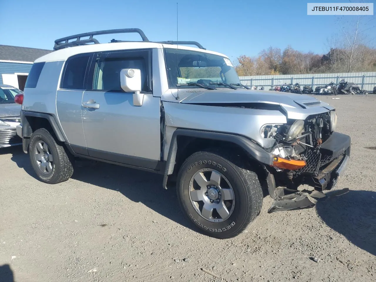 2007 Toyota Fj Cruiser VIN: JTEBU11F470008405 Lot: 78137054