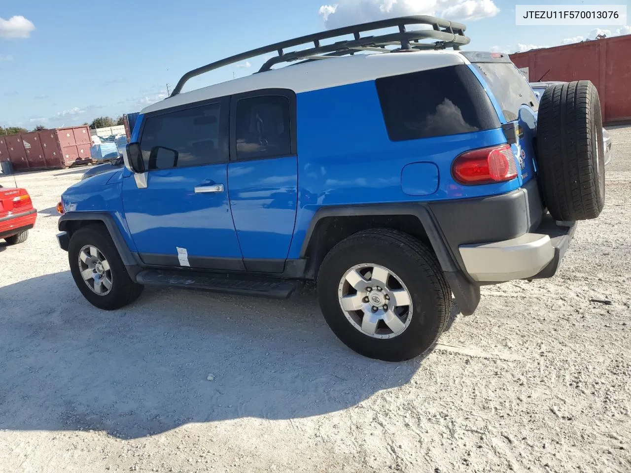 2007 Toyota Fj Cruiser VIN: JTEZU11F570013076 Lot: 78232044