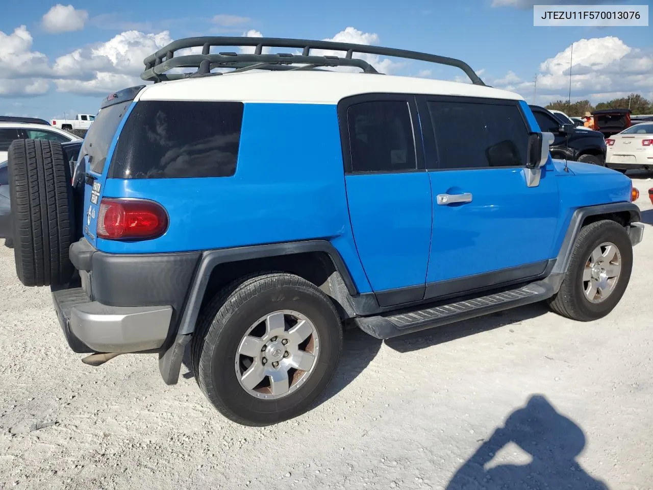 2007 Toyota Fj Cruiser VIN: JTEZU11F570013076 Lot: 78232044