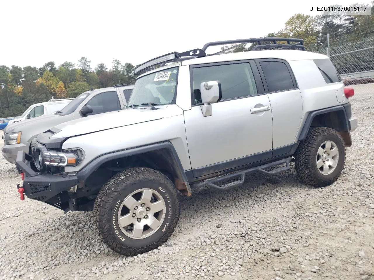 2007 Toyota Fj Cruiser VIN: JTEZU11F370015117 Lot: 78234354