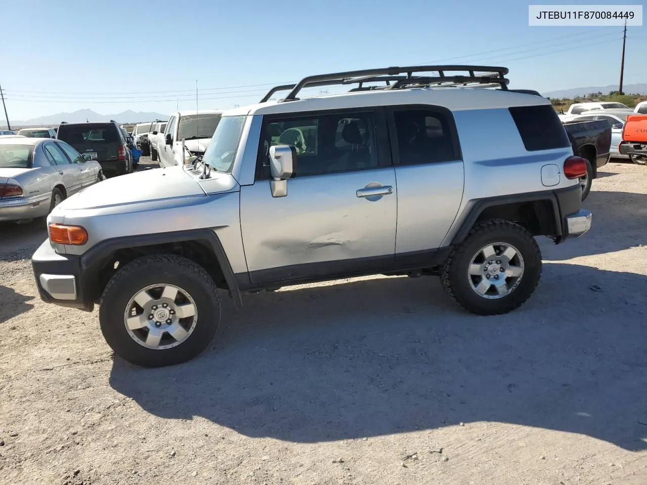 2007 Toyota Fj Cruiser VIN: JTEBU11F870084449 Lot: 78320034