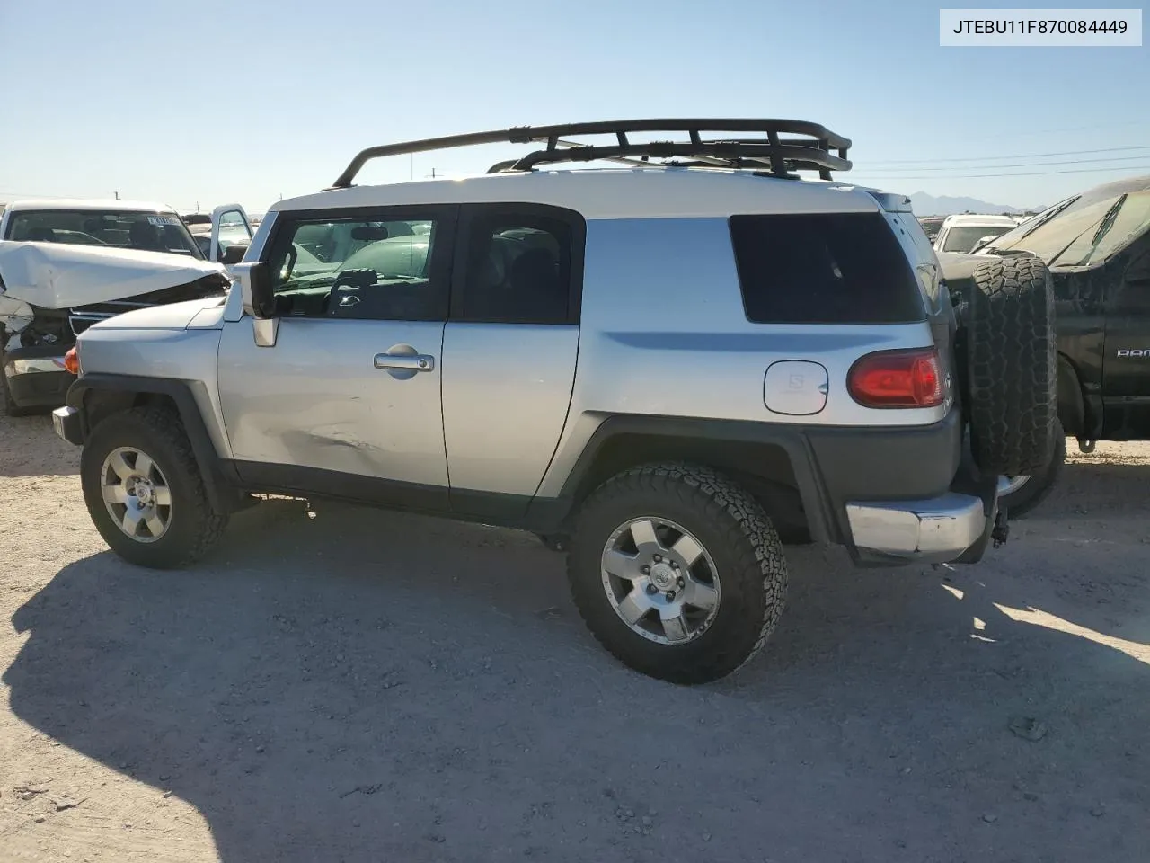 2007 Toyota Fj Cruiser VIN: JTEBU11F870084449 Lot: 78320034