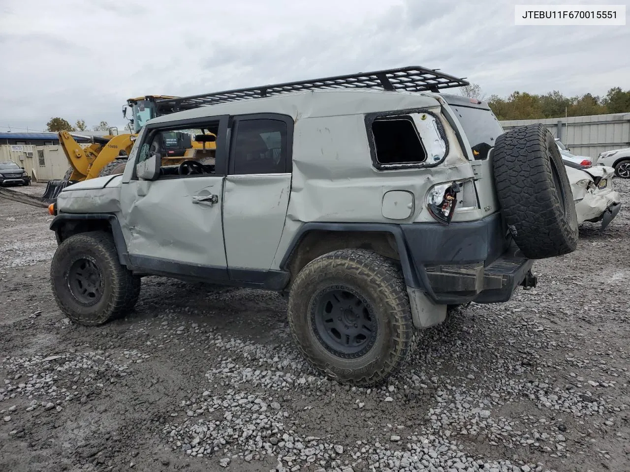 2007 Toyota Fj Cruiser VIN: JTEBU11F670015551 Lot: 78642334