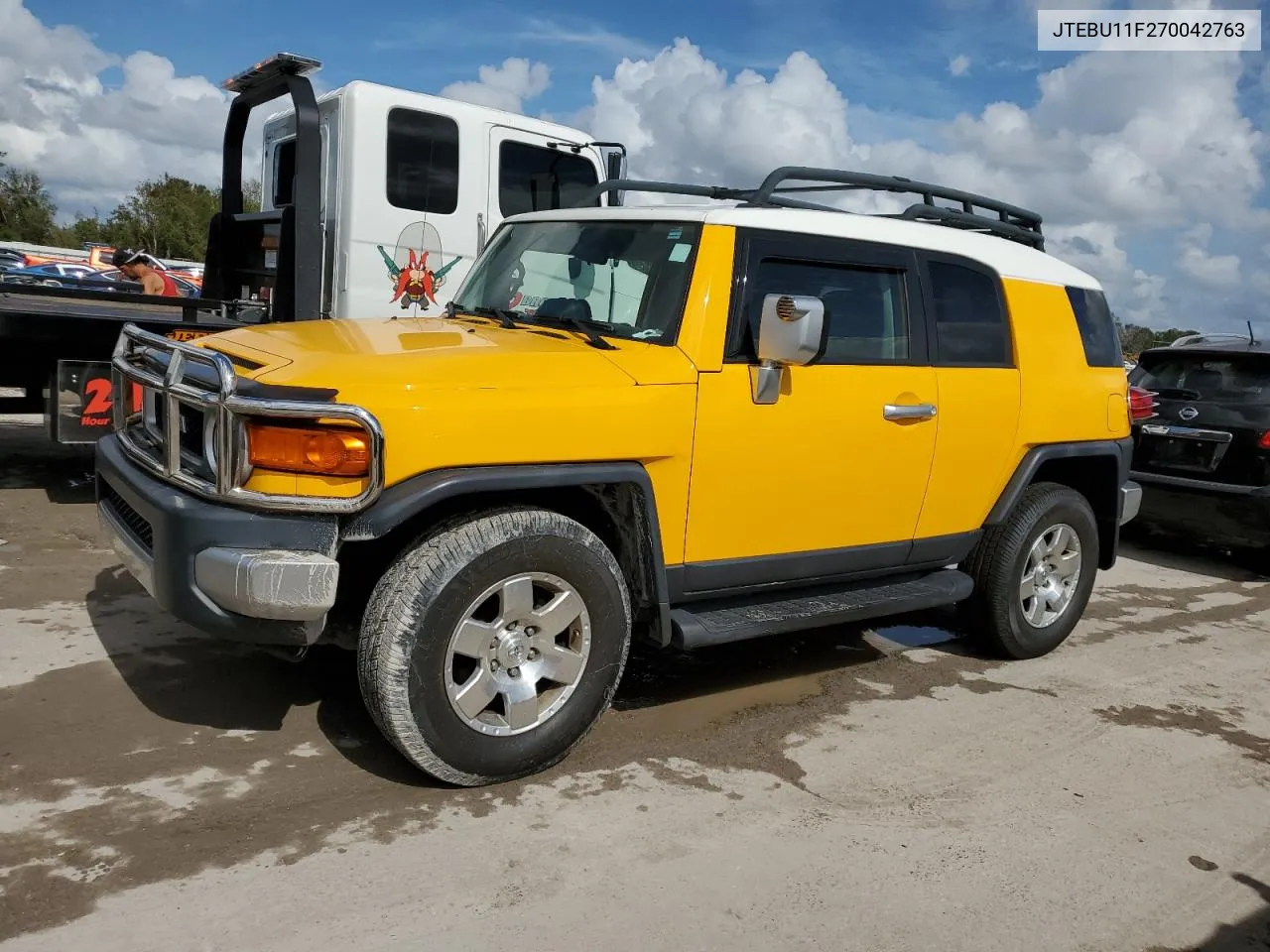 2007 Toyota Fj Cruiser VIN: JTEBU11F270042763 Lot: 79549964