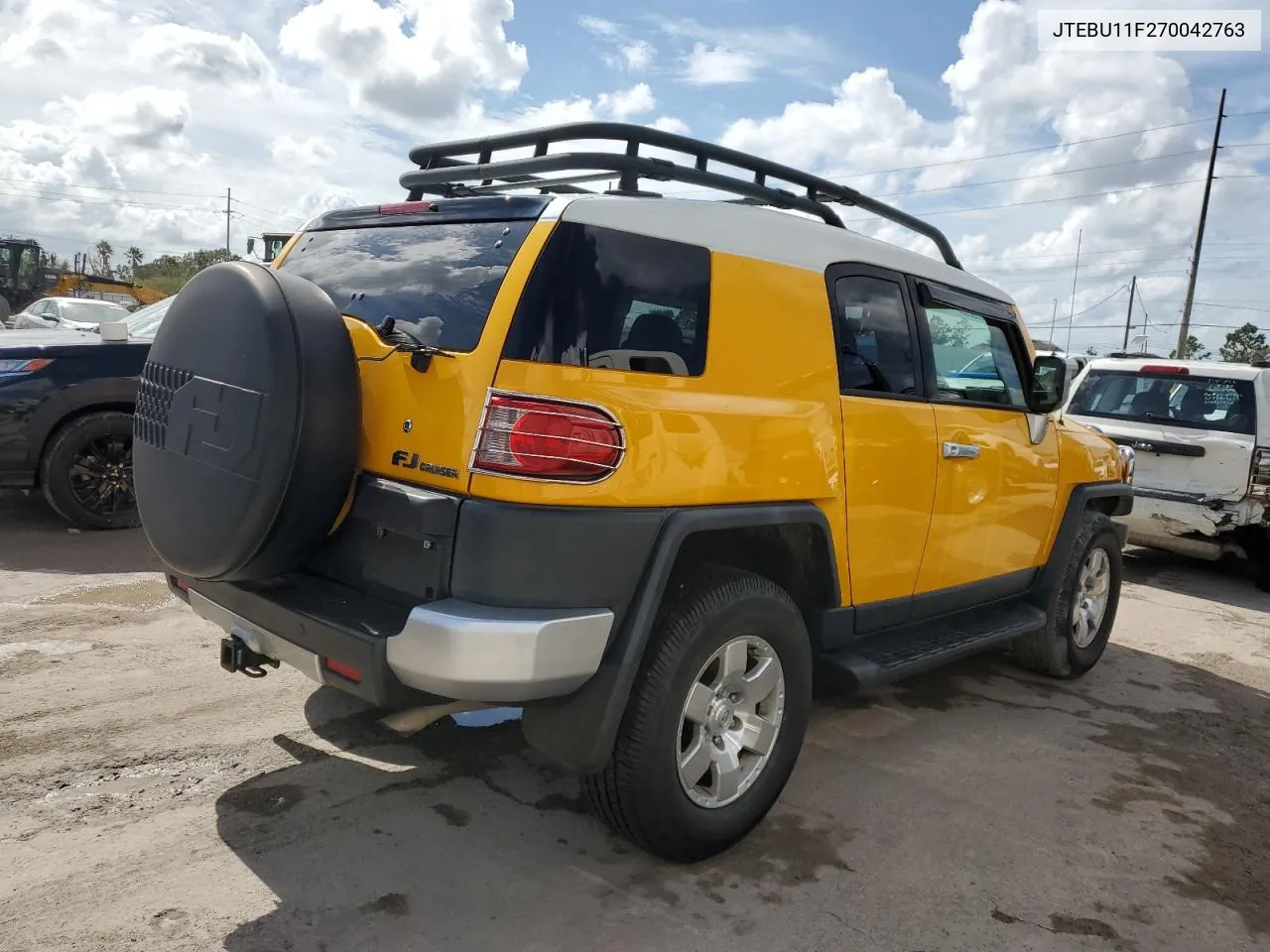 2007 Toyota Fj Cruiser VIN: JTEBU11F270042763 Lot: 79549964