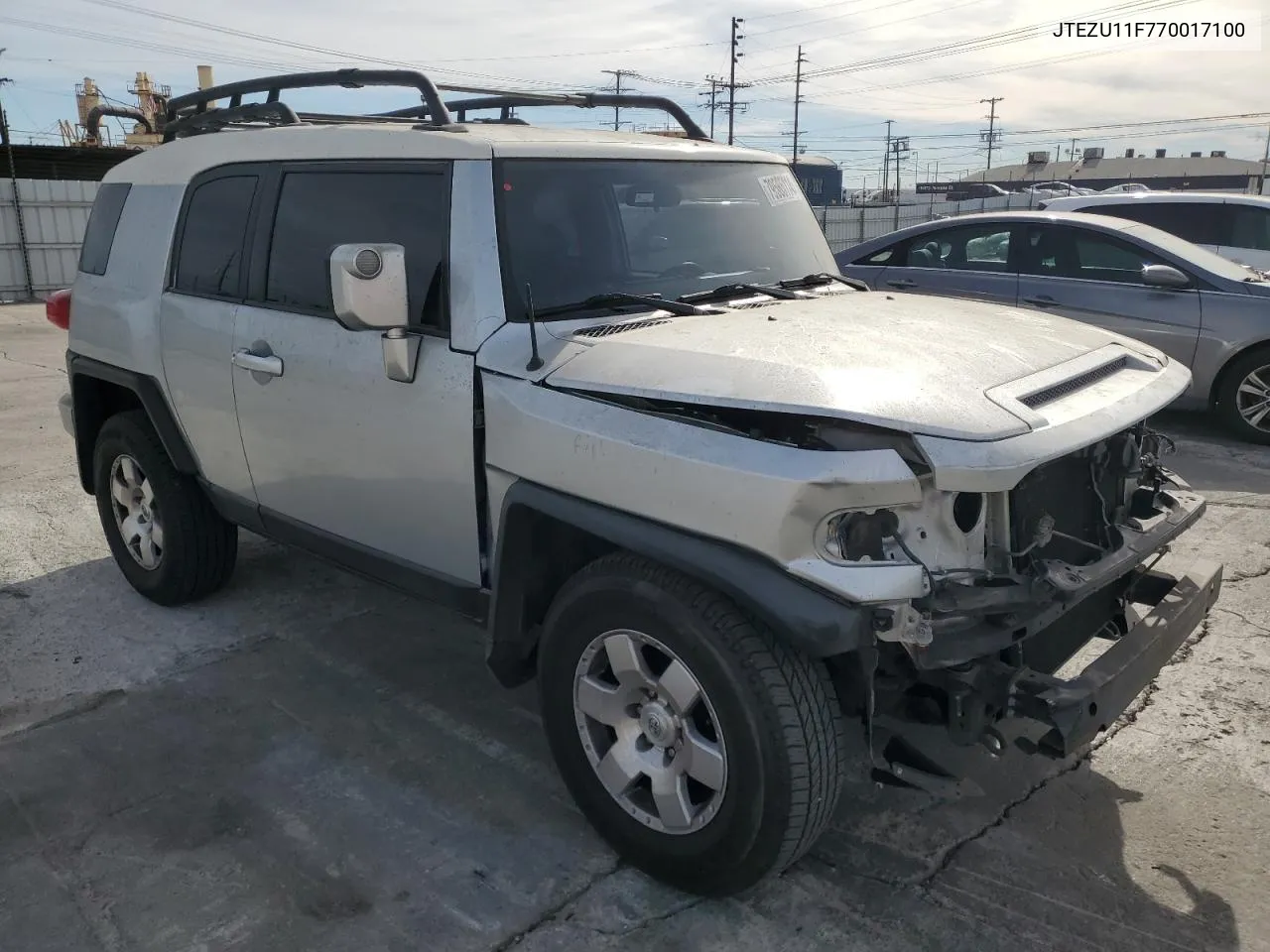 2007 Toyota Fj Cruiser VIN: JTEZU11F770017100 Lot: 79565114