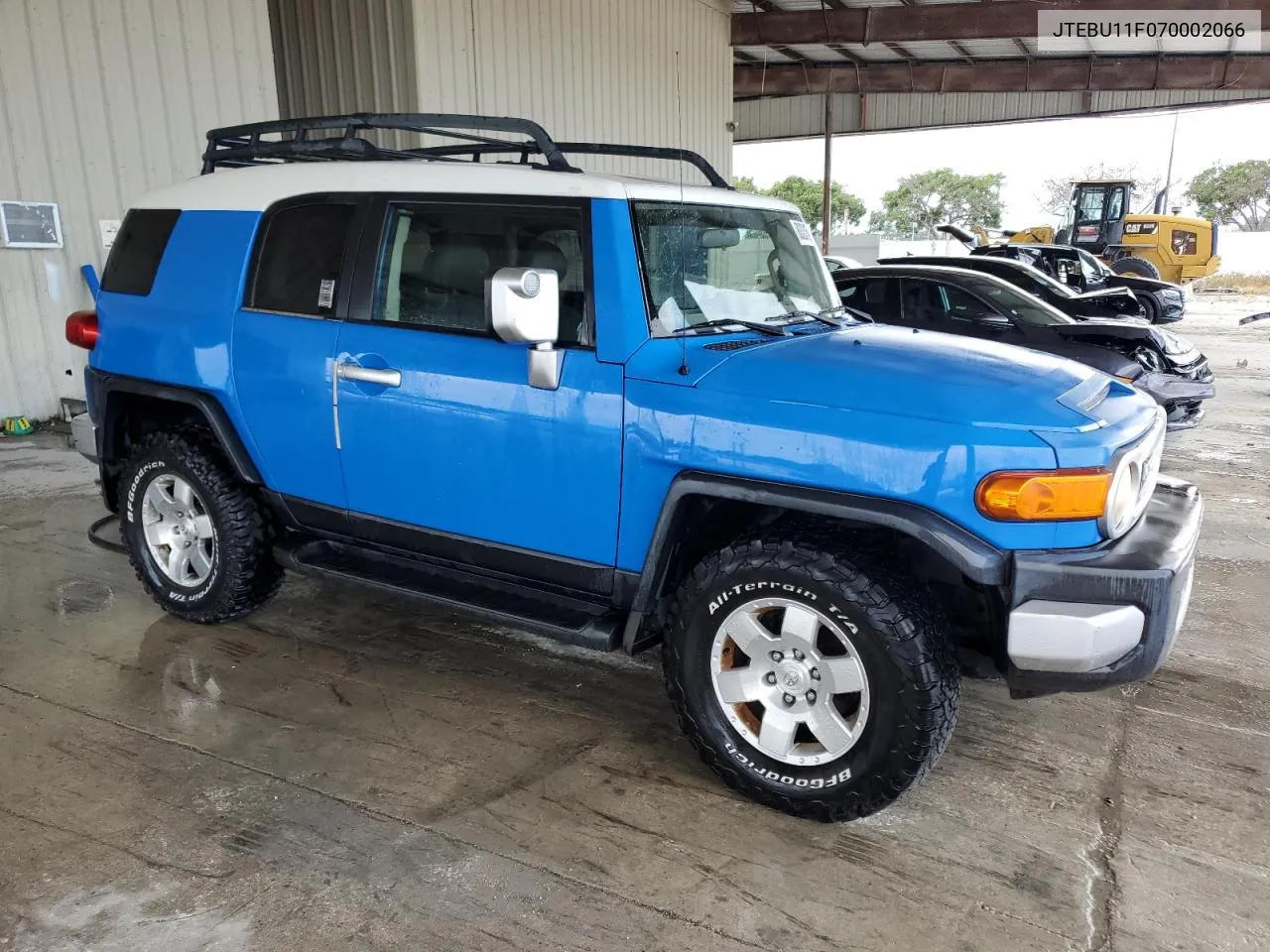 2007 Toyota Fj Cruiser VIN: JTEBU11F070002066 Lot: 80031504