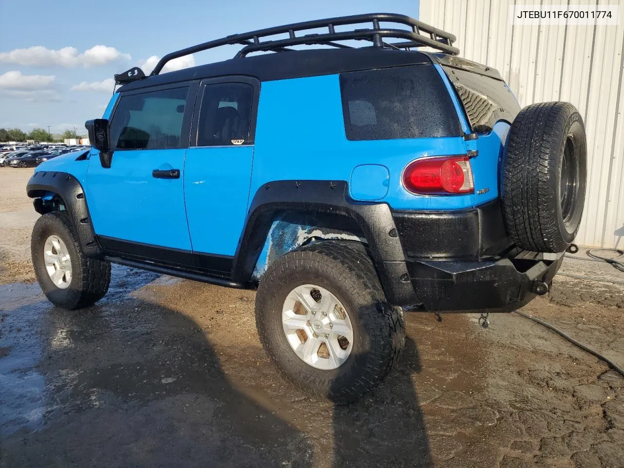 2007 Toyota Fj Cruiser VIN: JTEBU11F670011774 Lot: 80100204