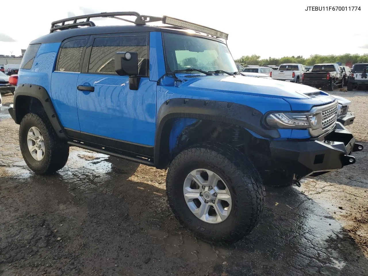 2007 Toyota Fj Cruiser VIN: JTEBU11F670011774 Lot: 80100204