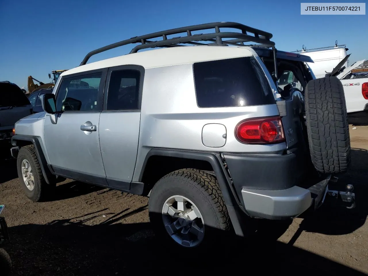 2007 Toyota Fj Cruiser VIN: JTEBU11F570074221 Lot: 80925844