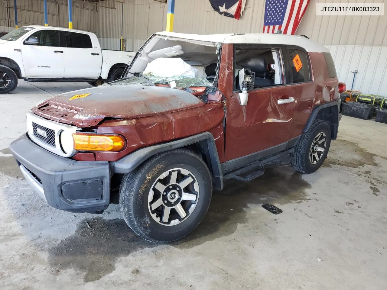 2008 Toyota Fj Cruiser VIN: JTEZU11F48K003323 Lot: 67660364