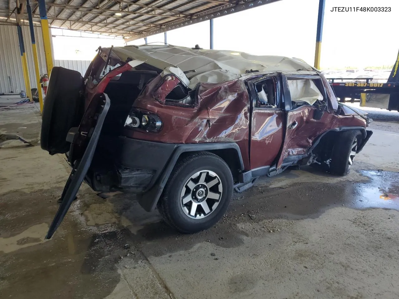 2008 Toyota Fj Cruiser VIN: JTEZU11F48K003323 Lot: 67660364