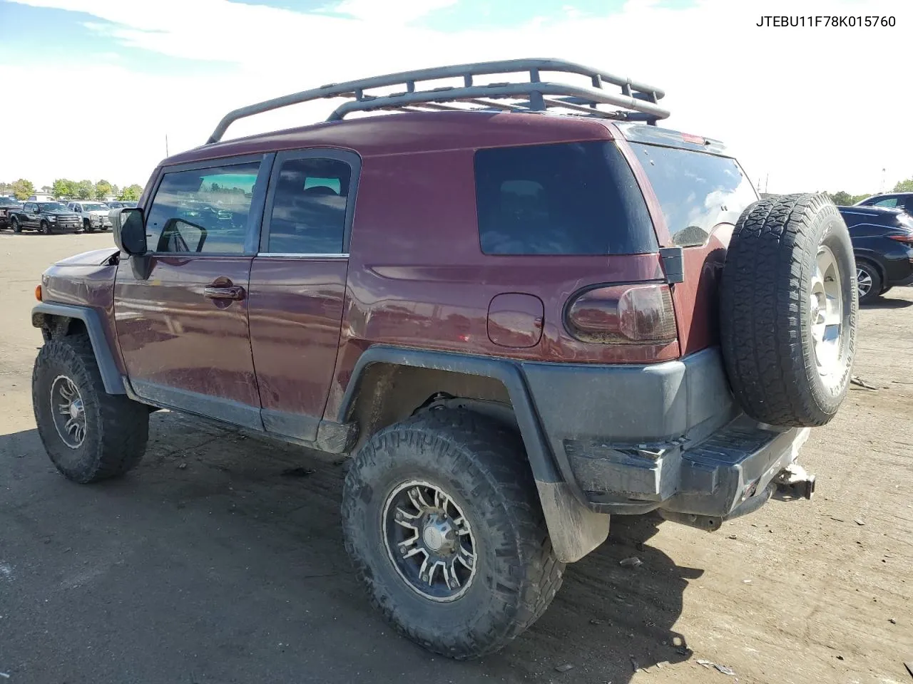 2008 Toyota Fj Cruiser VIN: JTEBU11F78K015760 Lot: 68275604