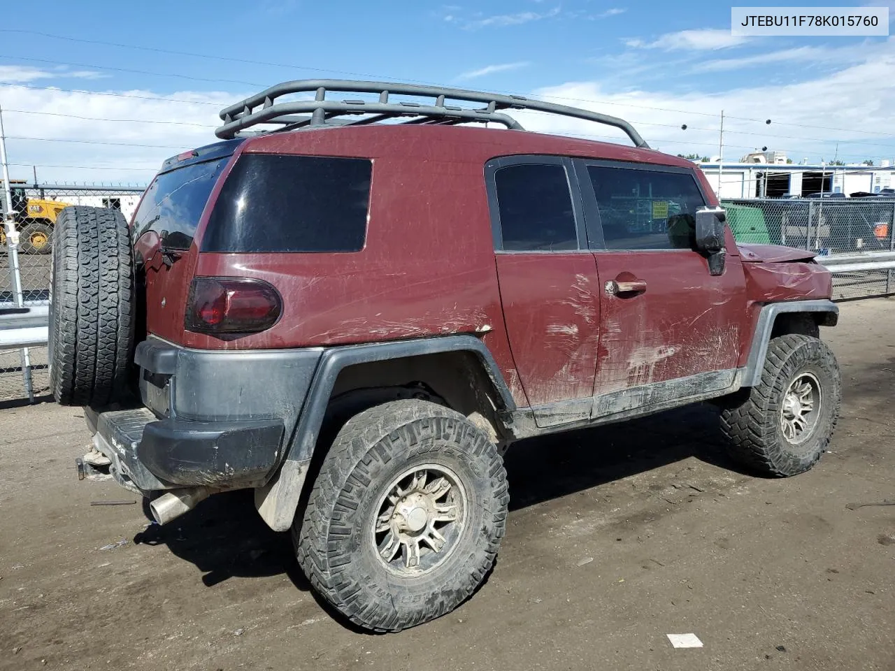 2008 Toyota Fj Cruiser VIN: JTEBU11F78K015760 Lot: 68275604