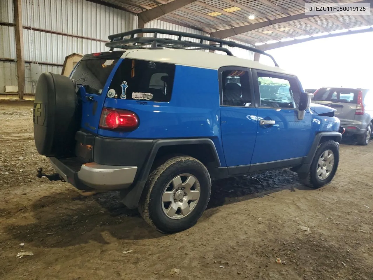 2008 Toyota Fj Cruiser VIN: JTEZU11F080019126 Lot: 68711284