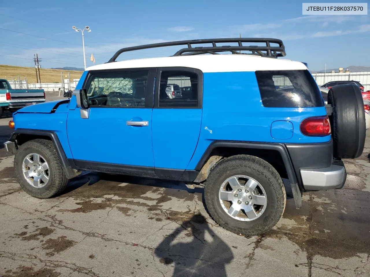 2008 Toyota Fj Cruiser VIN: JTEBU11F28K037570 Lot: 69531614