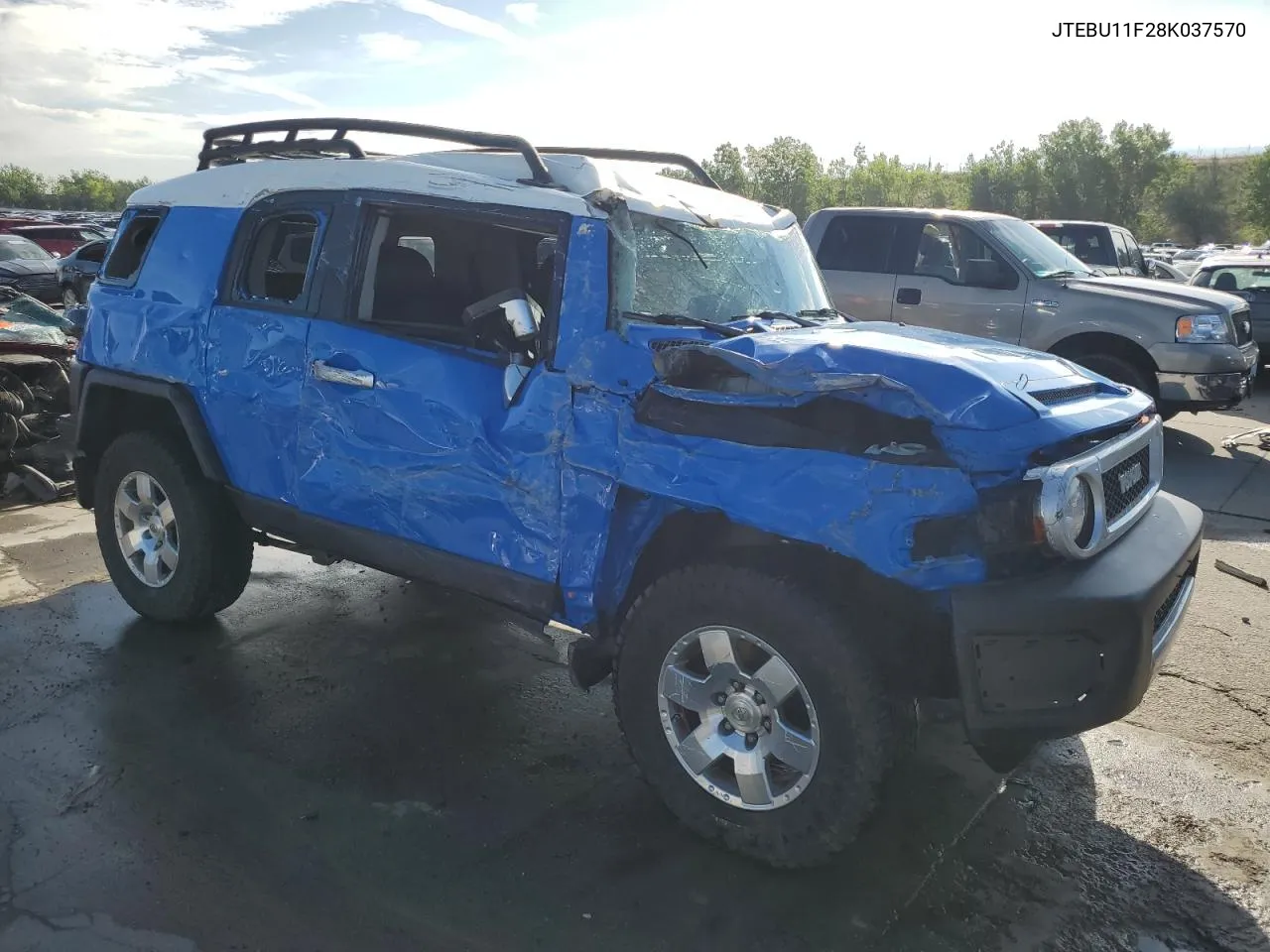 2008 Toyota Fj Cruiser VIN: JTEBU11F28K037570 Lot: 69531614