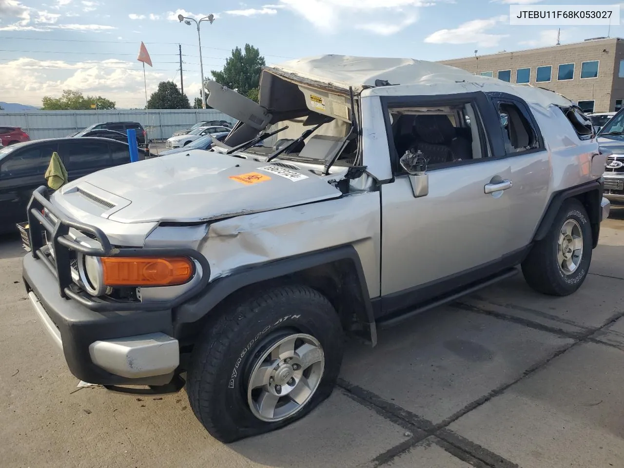 2008 Toyota Fj Cruiser VIN: JTEBU11F68K053027 Lot: 69673124