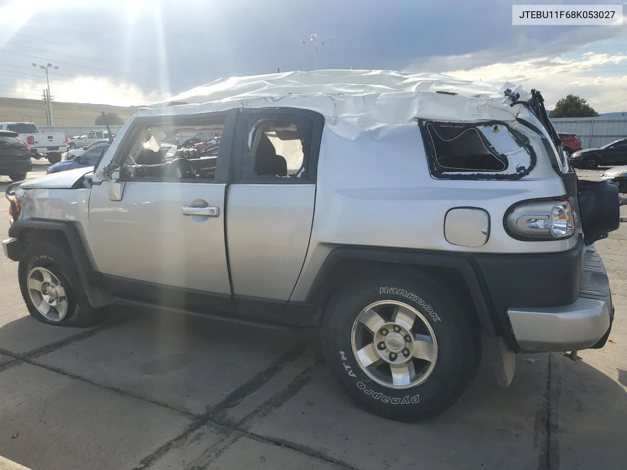 2008 Toyota Fj Cruiser VIN: JTEBU11F68K053027 Lot: 69673124