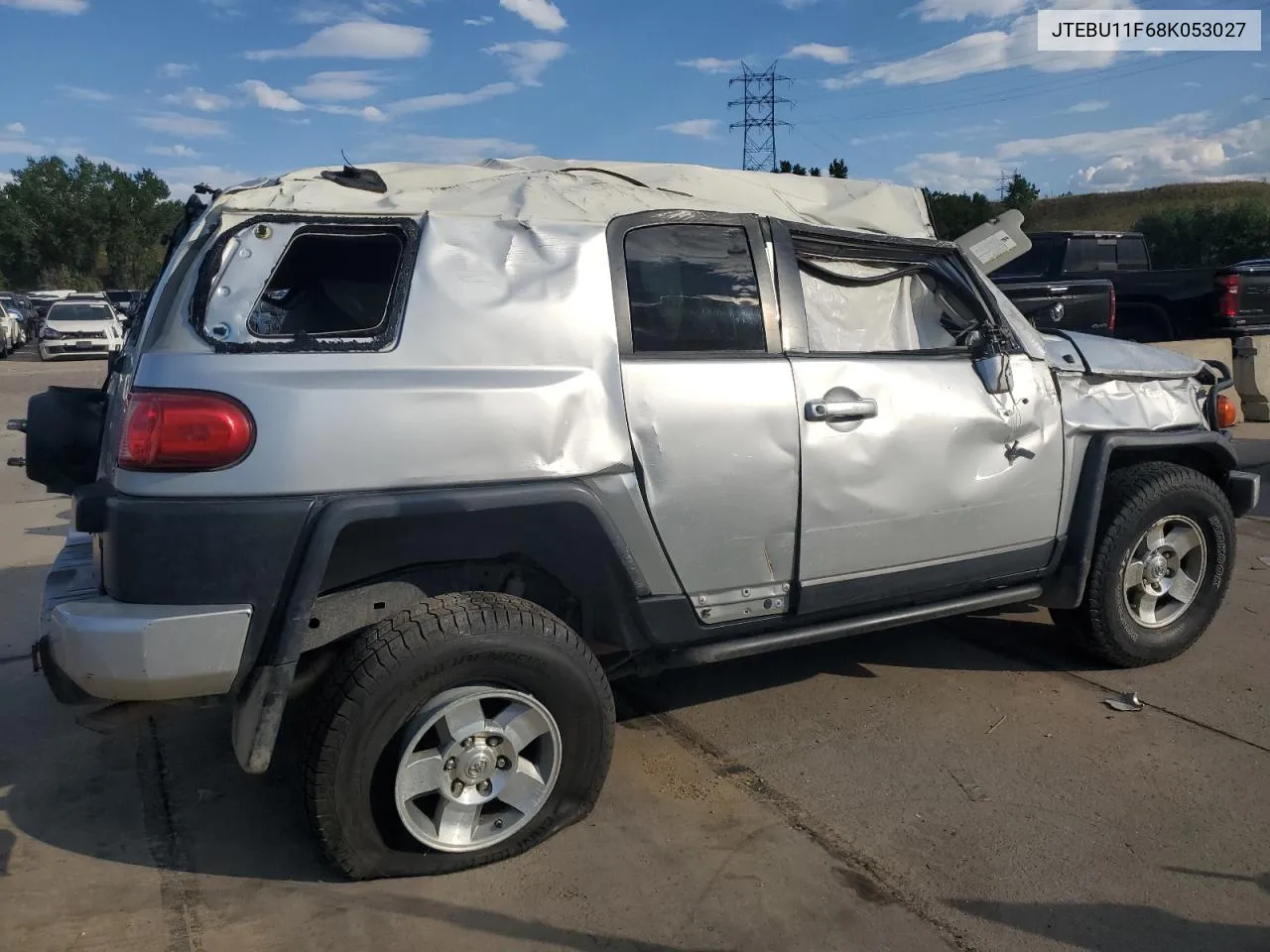 2008 Toyota Fj Cruiser VIN: JTEBU11F68K053027 Lot: 69673124