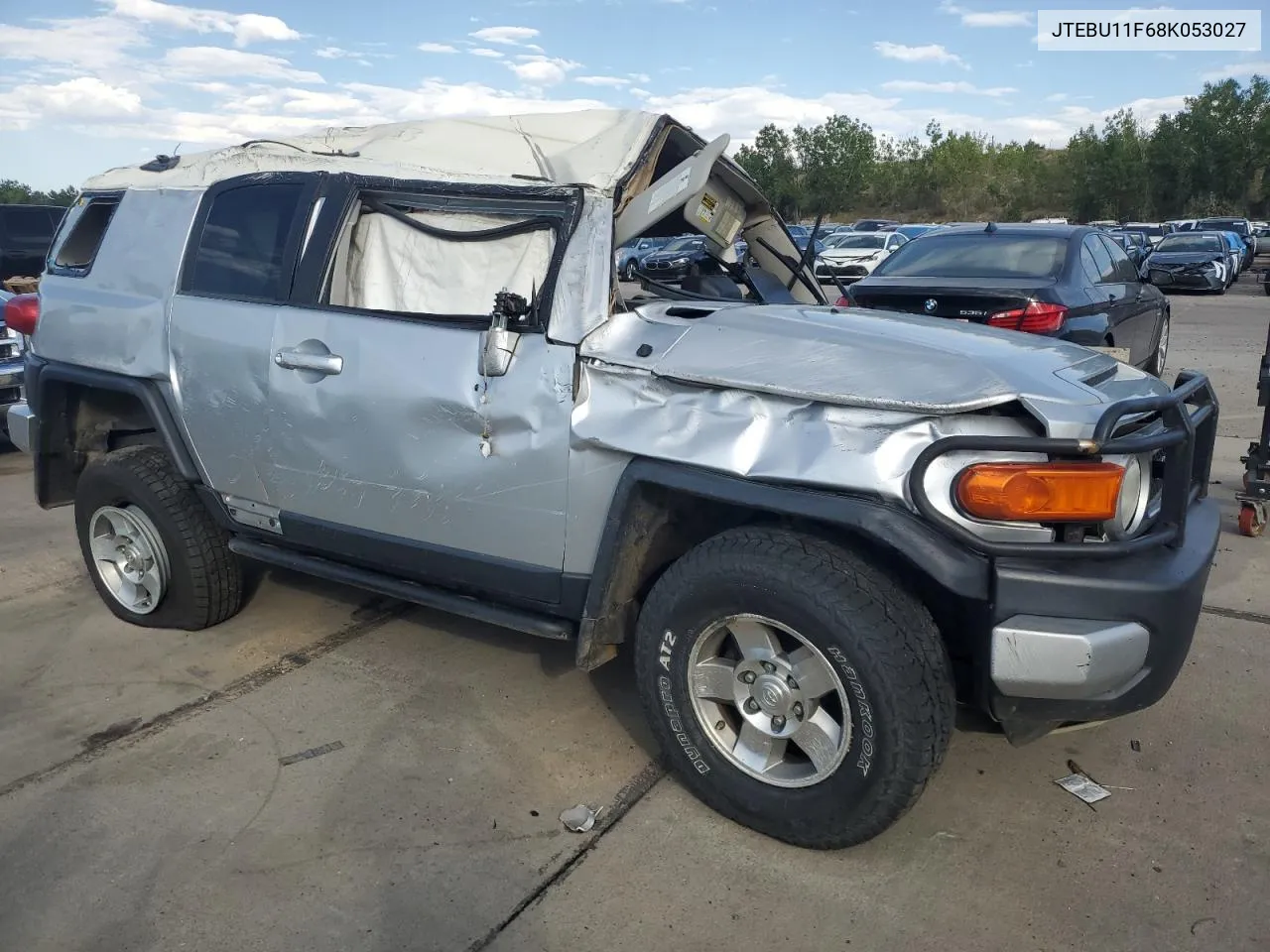 2008 Toyota Fj Cruiser VIN: JTEBU11F68K053027 Lot: 69673124