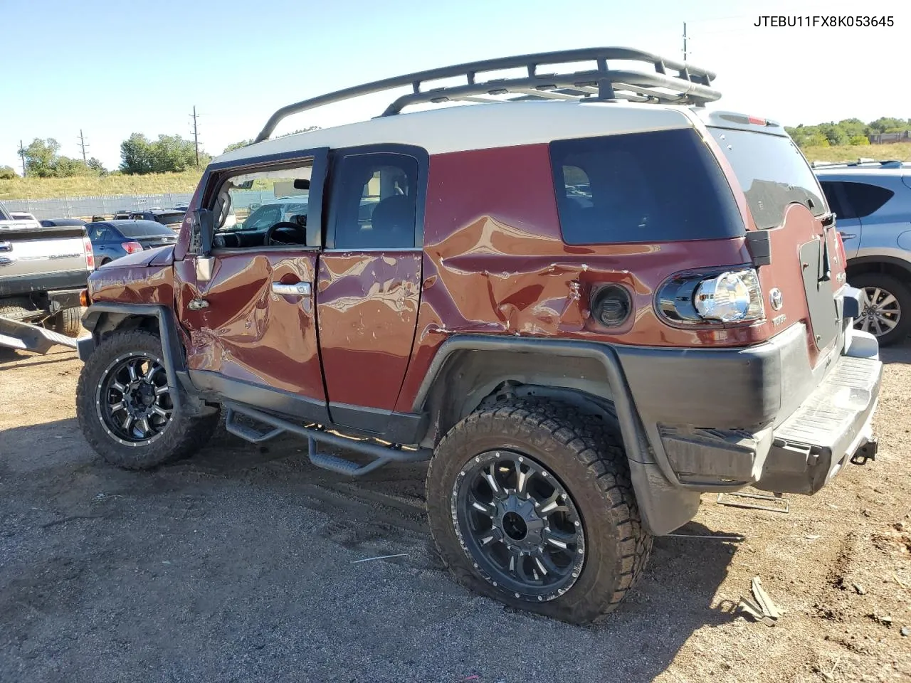 2008 Toyota Fj Cruiser VIN: JTEBU11FX8K053645 Lot: 71879904