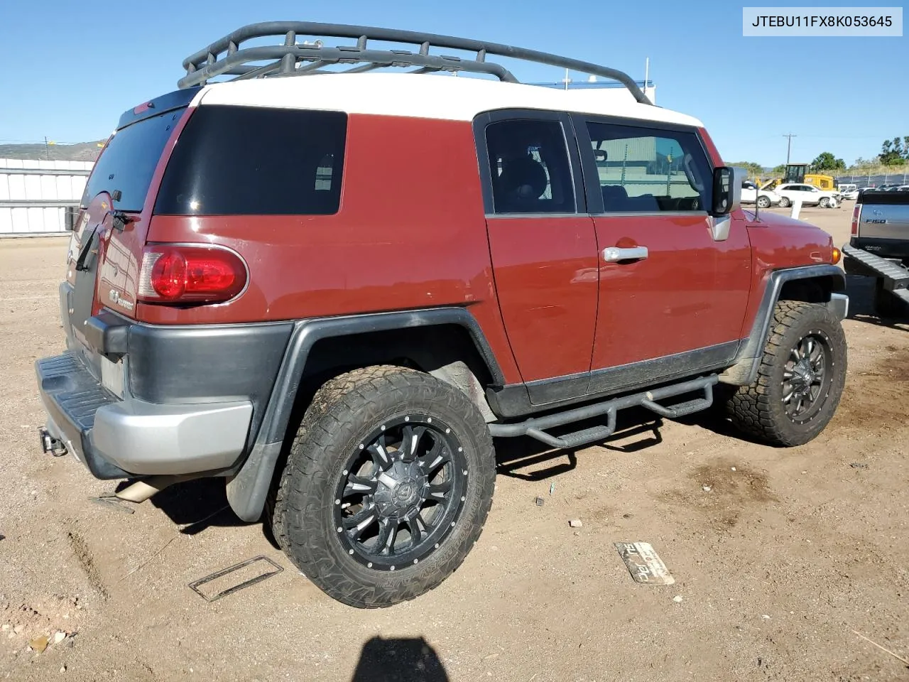 2008 Toyota Fj Cruiser VIN: JTEBU11FX8K053645 Lot: 71879904