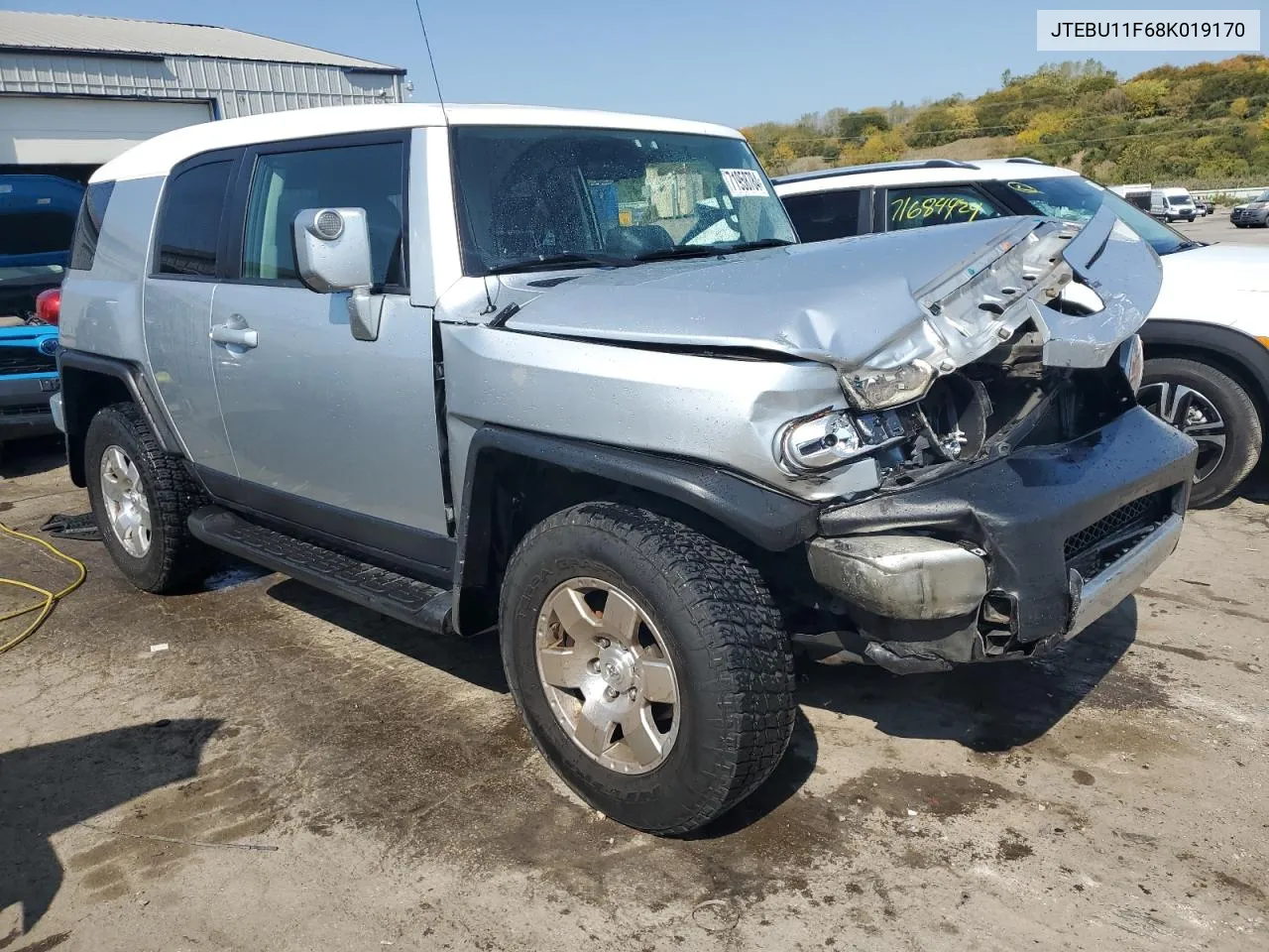 2008 Toyota Fj Cruiser VIN: JTEBU11F68K019170 Lot: 71958784