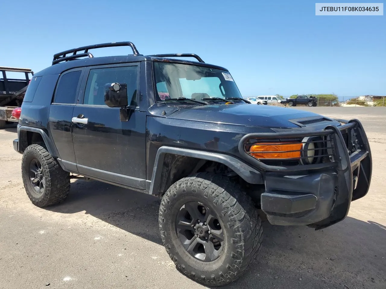 2008 Toyota Fj Cruiser VIN: JTEBU11F08K034635 Lot: 72094714