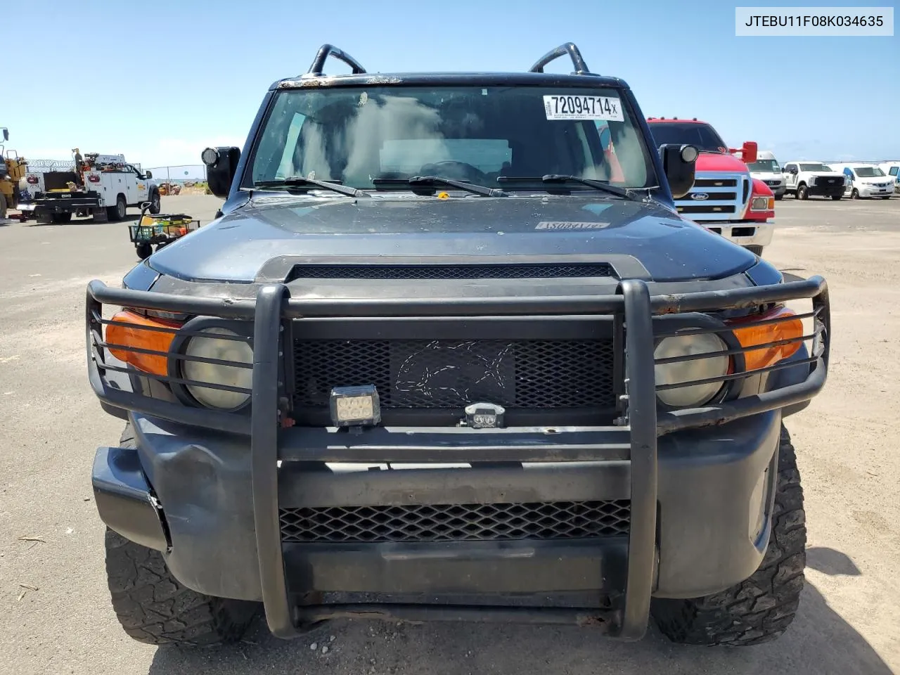 2008 Toyota Fj Cruiser VIN: JTEBU11F08K034635 Lot: 72094714