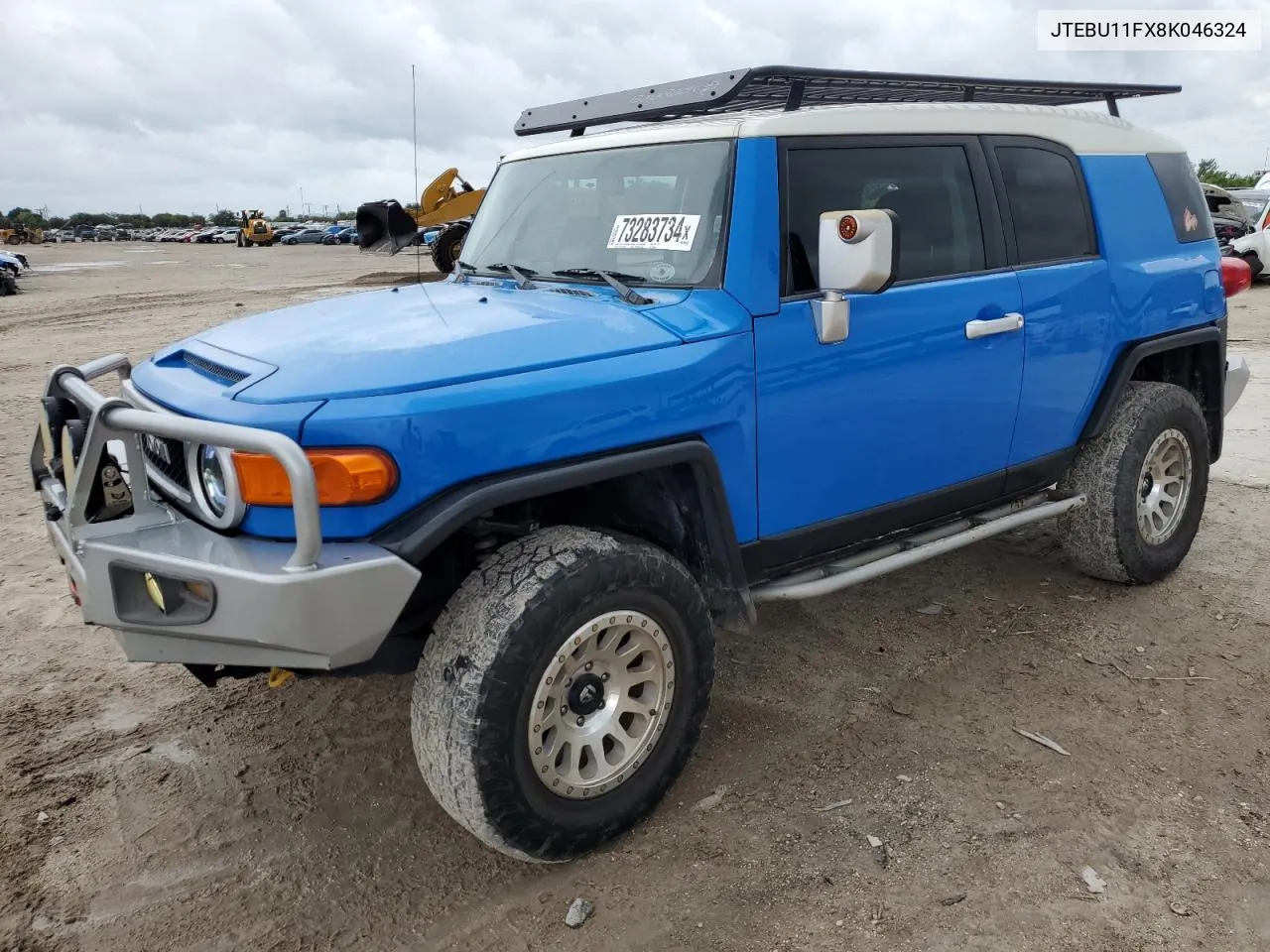 2008 Toyota Fj Cruiser VIN: JTEBU11FX8K046324 Lot: 73283734