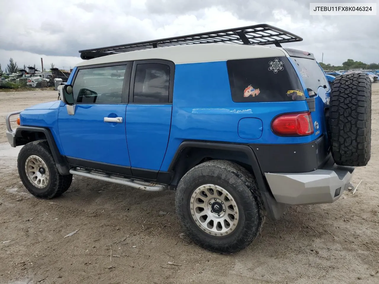 2008 Toyota Fj Cruiser VIN: JTEBU11FX8K046324 Lot: 73283734