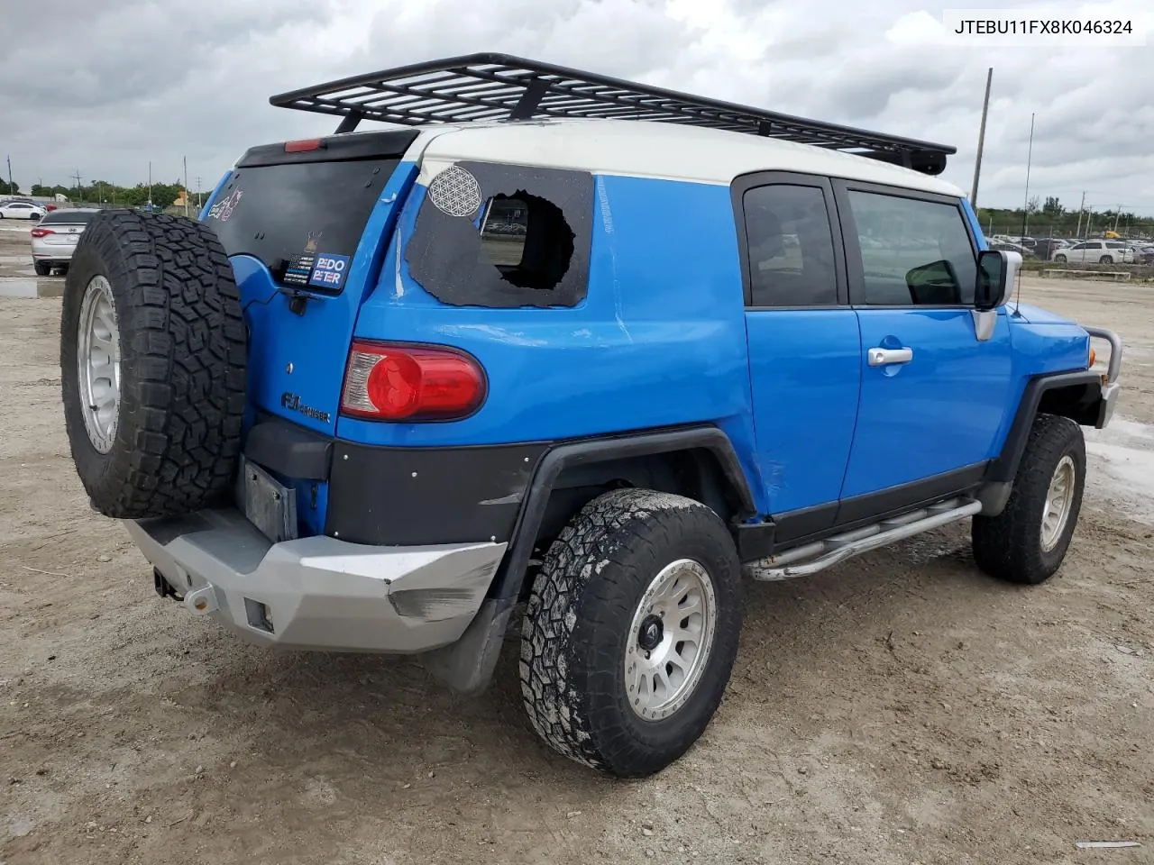 2008 Toyota Fj Cruiser VIN: JTEBU11FX8K046324 Lot: 73283734