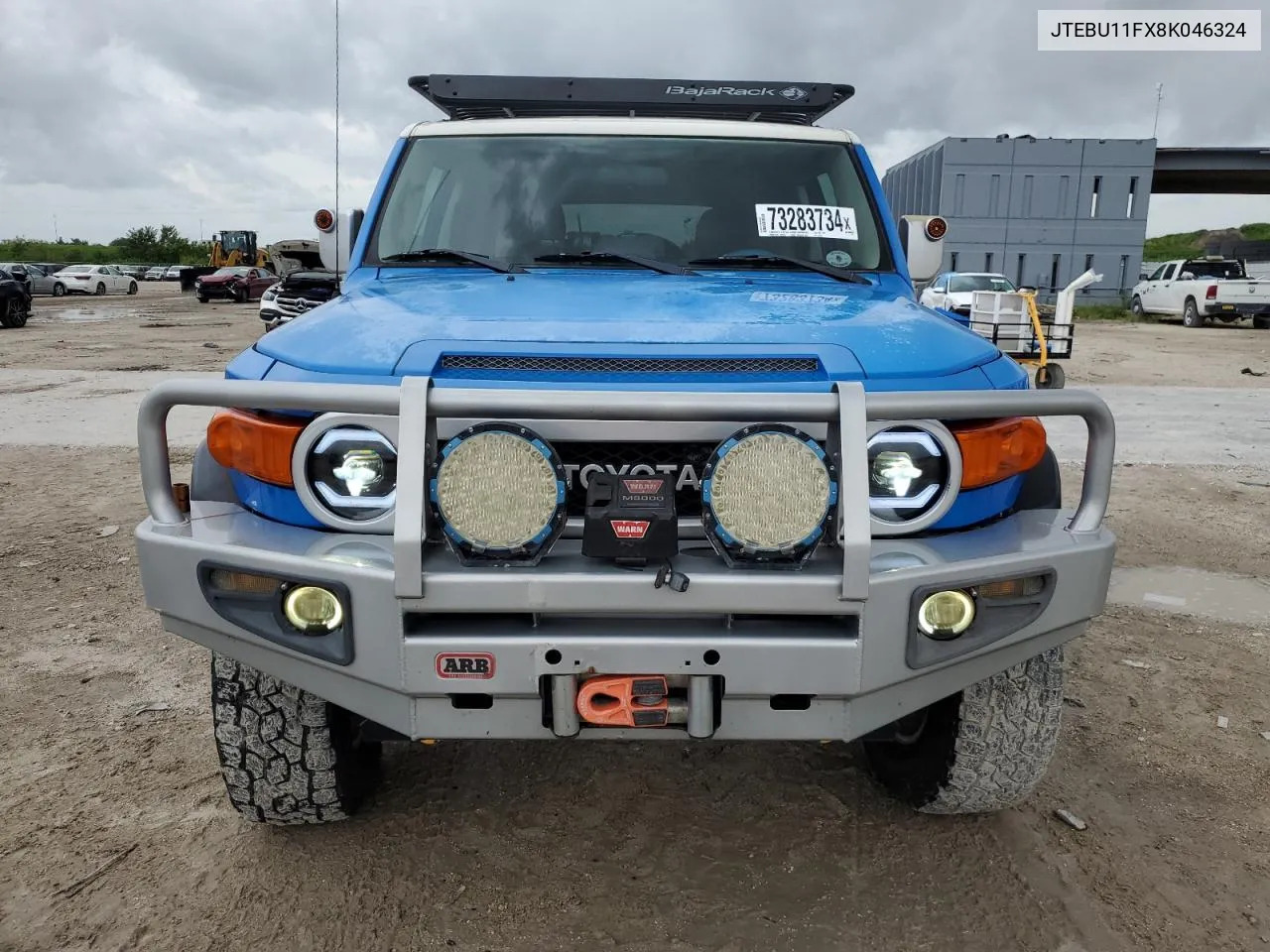 2008 Toyota Fj Cruiser VIN: JTEBU11FX8K046324 Lot: 73283734