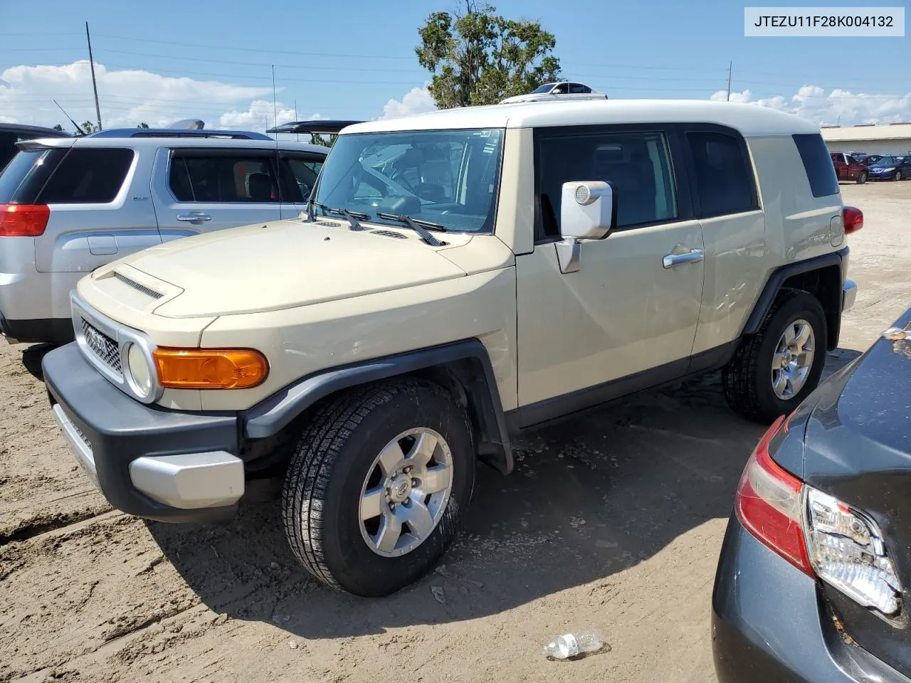 2008 Toyota Fj Cruiser VIN: JTEZU11F28K004132 Lot: 73826704