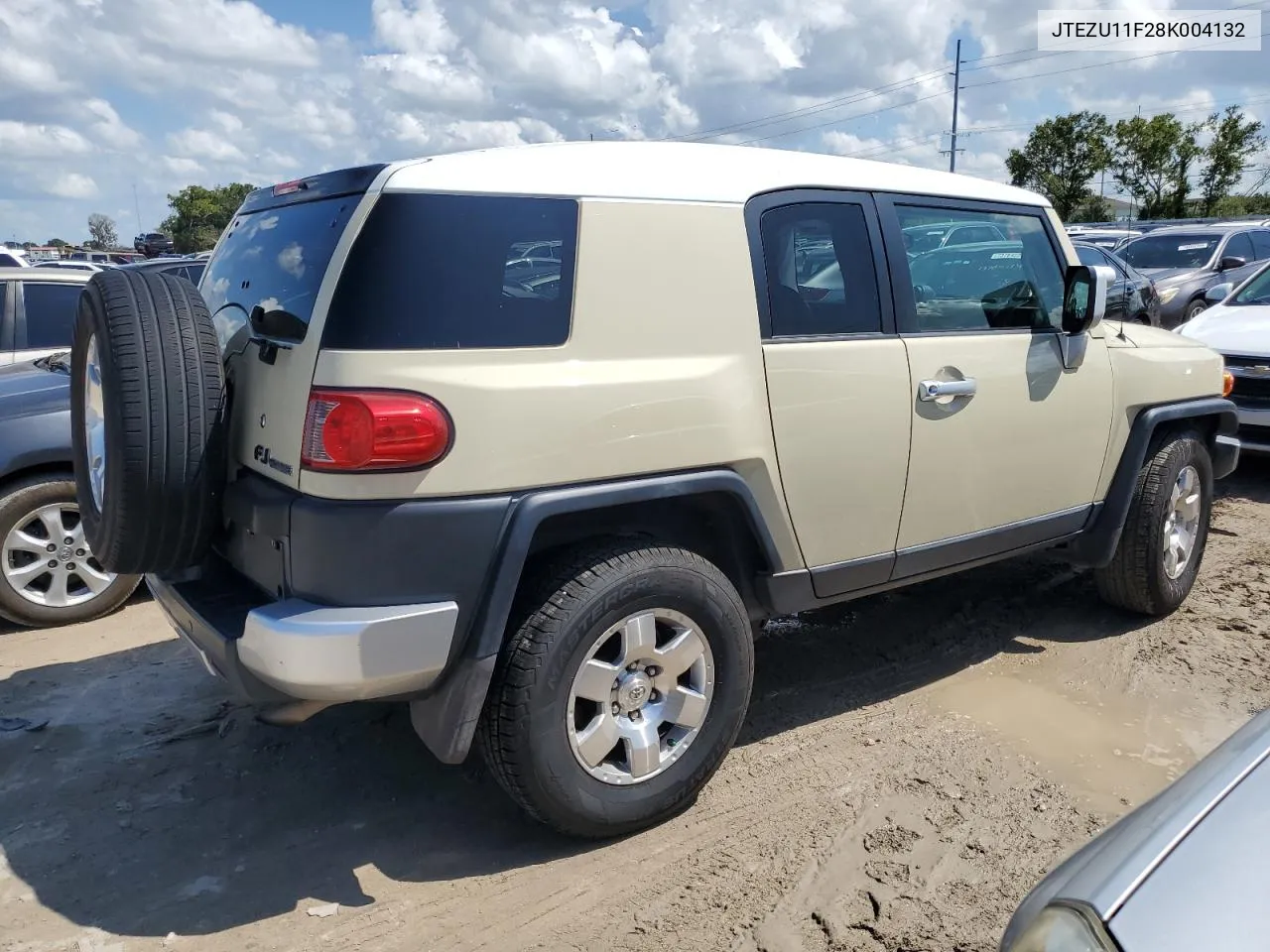 2008 Toyota Fj Cruiser VIN: JTEZU11F28K004132 Lot: 73826704