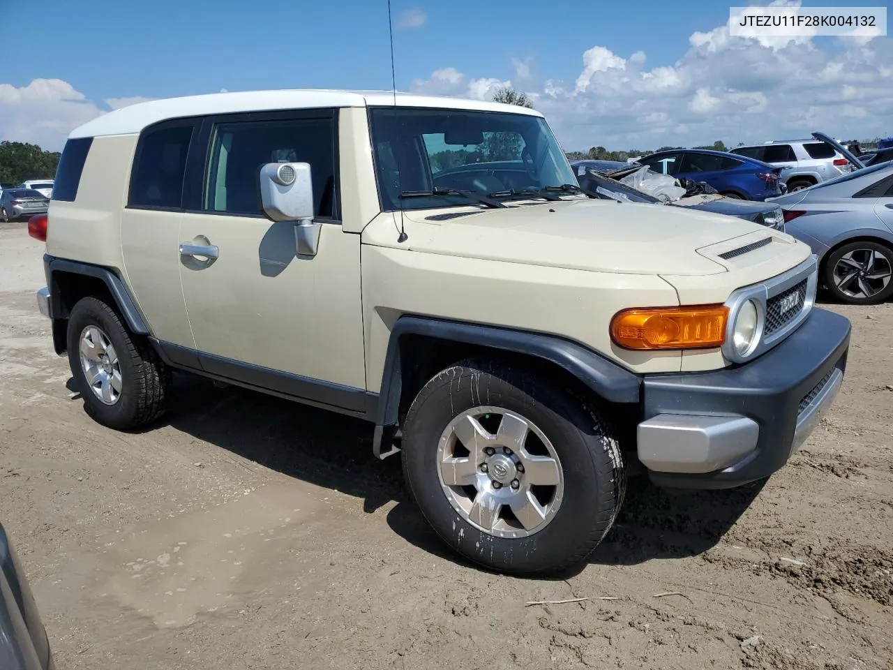 2008 Toyota Fj Cruiser VIN: JTEZU11F28K004132 Lot: 73826704