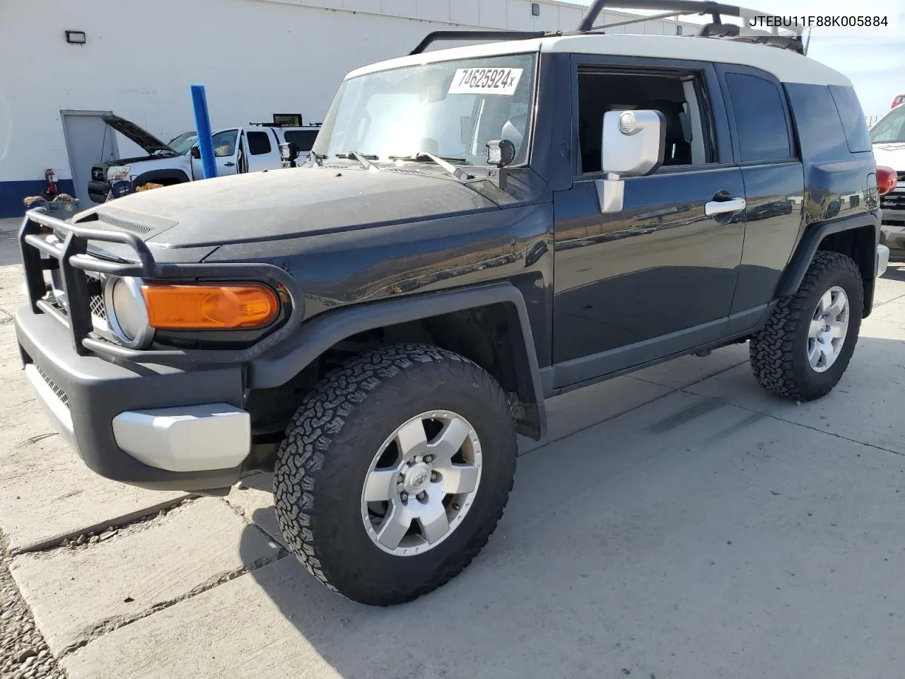 2008 Toyota Fj Cruiser VIN: JTEBU11F88K005884 Lot: 74625924