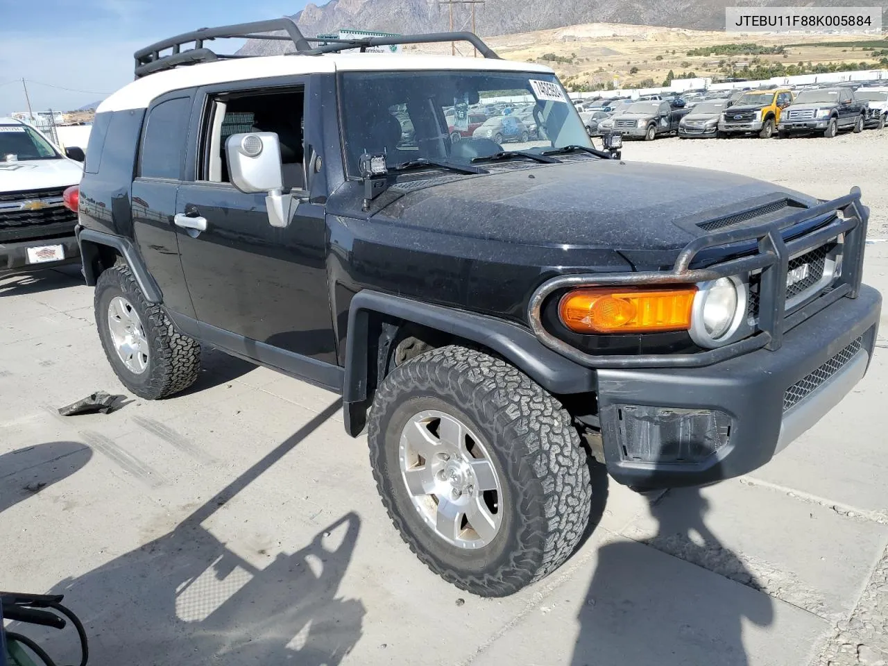 2008 Toyota Fj Cruiser VIN: JTEBU11F88K005884 Lot: 74625924