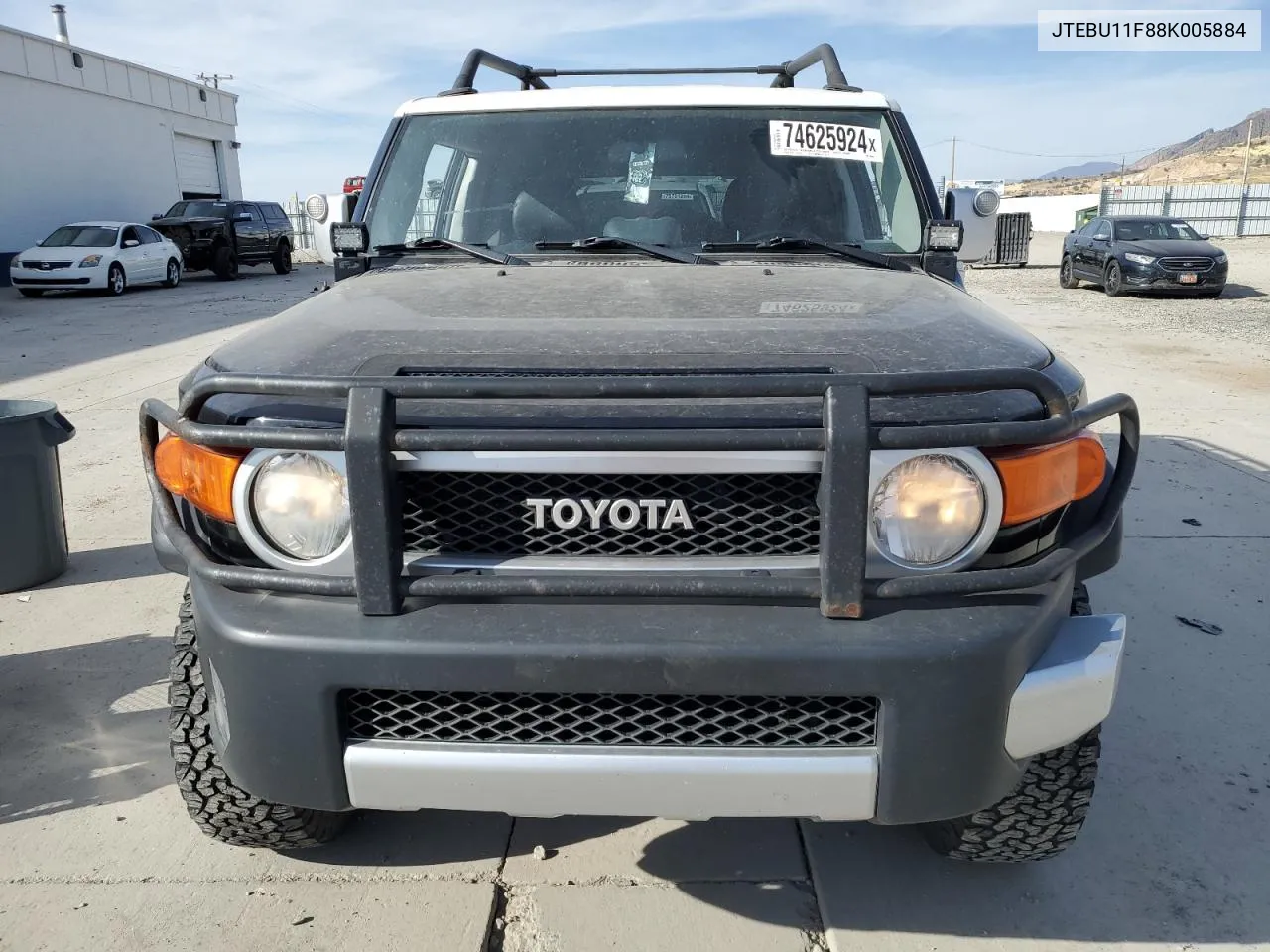 2008 Toyota Fj Cruiser VIN: JTEBU11F88K005884 Lot: 74625924