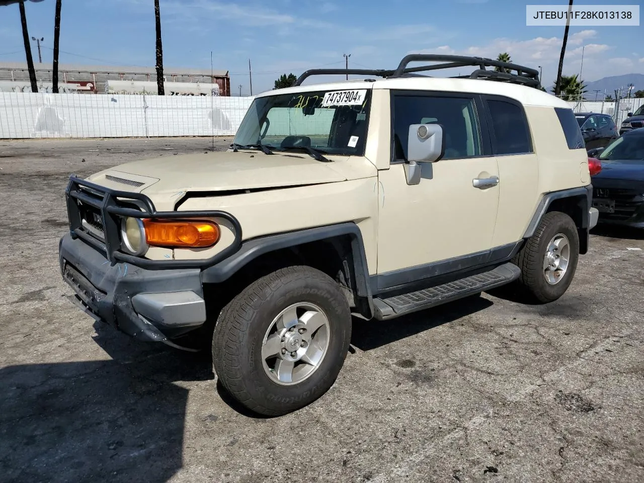 JTEBU11F28K013138 2008 Toyota Fj Cruiser