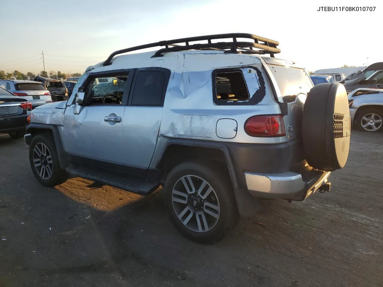 2008 Toyota Fj Cruiser VIN: JTEBU11F08K010707 Lot: 74929394