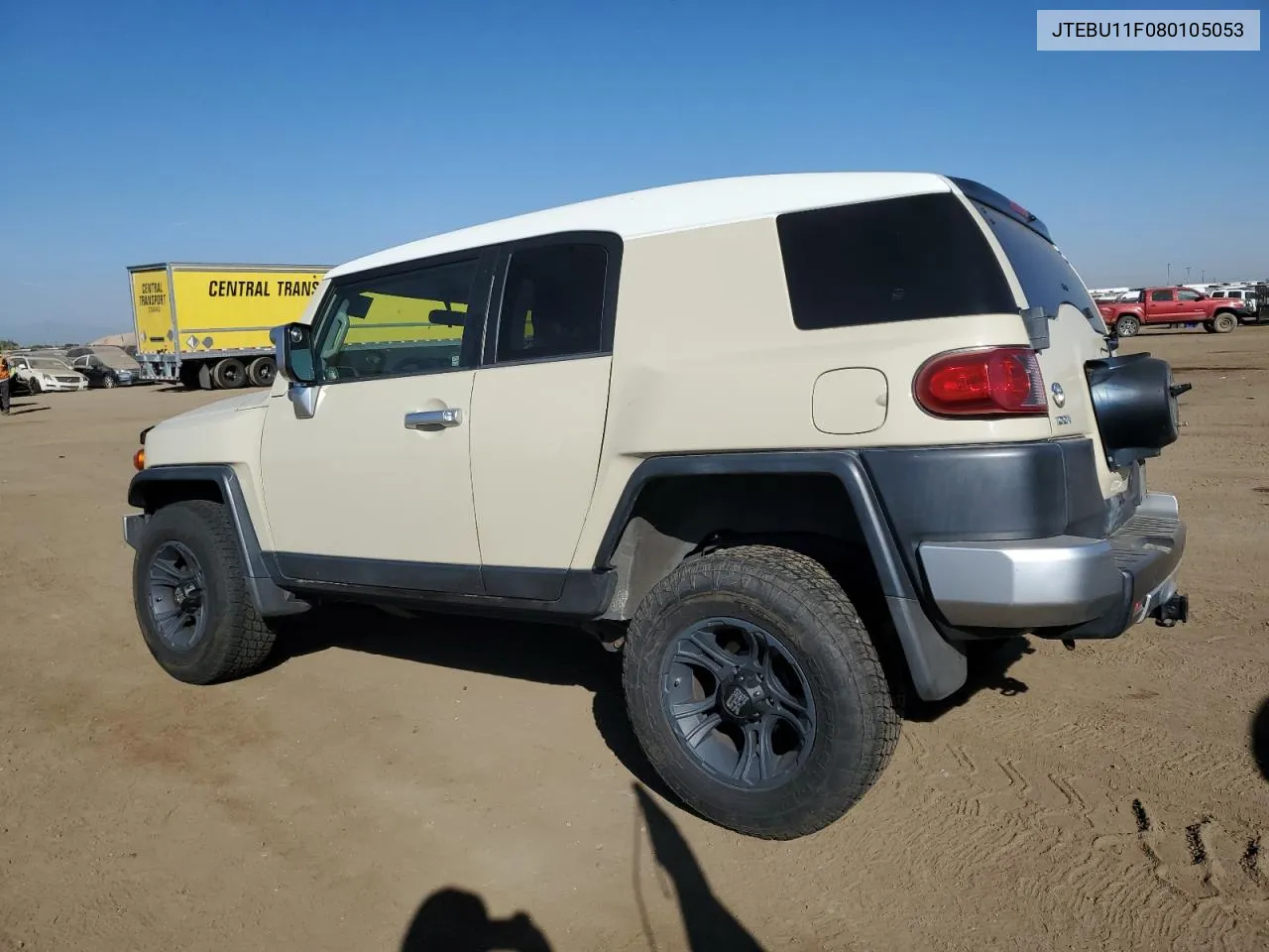 2008 Toyota Fj Cruiser VIN: JTEBU11F080105053 Lot: 74968644