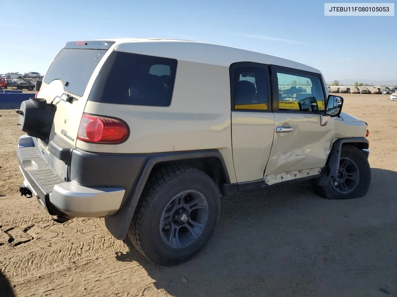 2008 Toyota Fj Cruiser VIN: JTEBU11F080105053 Lot: 74968644