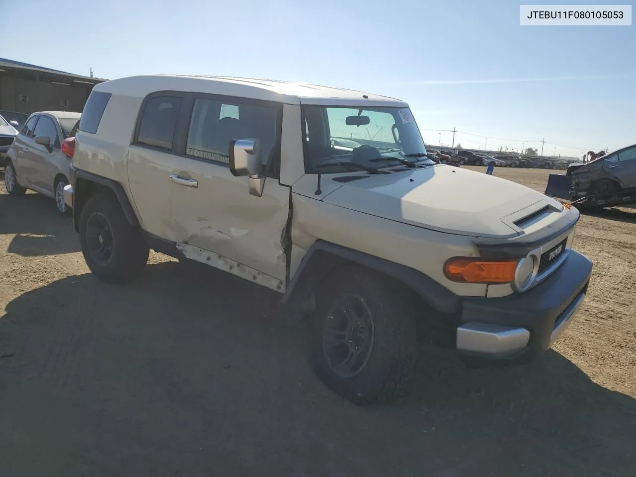 2008 Toyota Fj Cruiser VIN: JTEBU11F080105053 Lot: 74968644