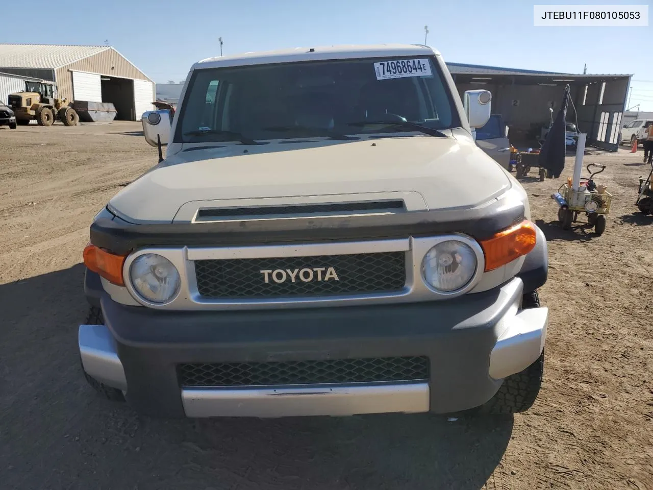 2008 Toyota Fj Cruiser VIN: JTEBU11F080105053 Lot: 74968644