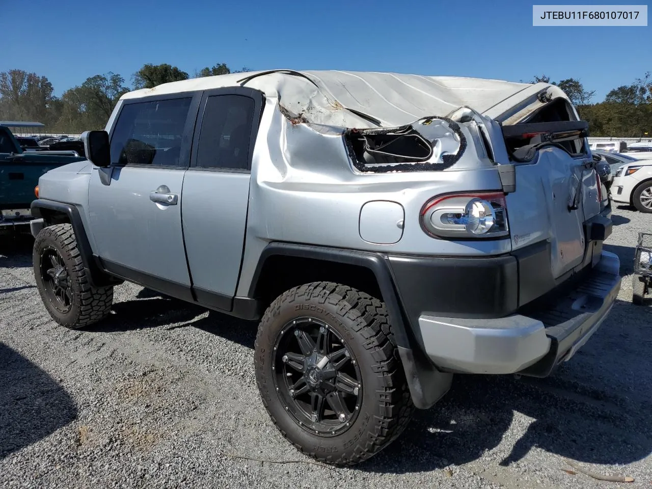 2008 Toyota Fj Cruiser VIN: JTEBU11F680107017 Lot: 75185604