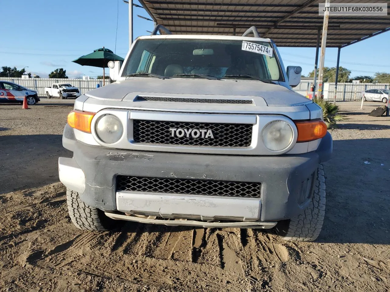 2008 Toyota Fj Cruiser VIN: JTEBU11F68K030556 Lot: 75575474