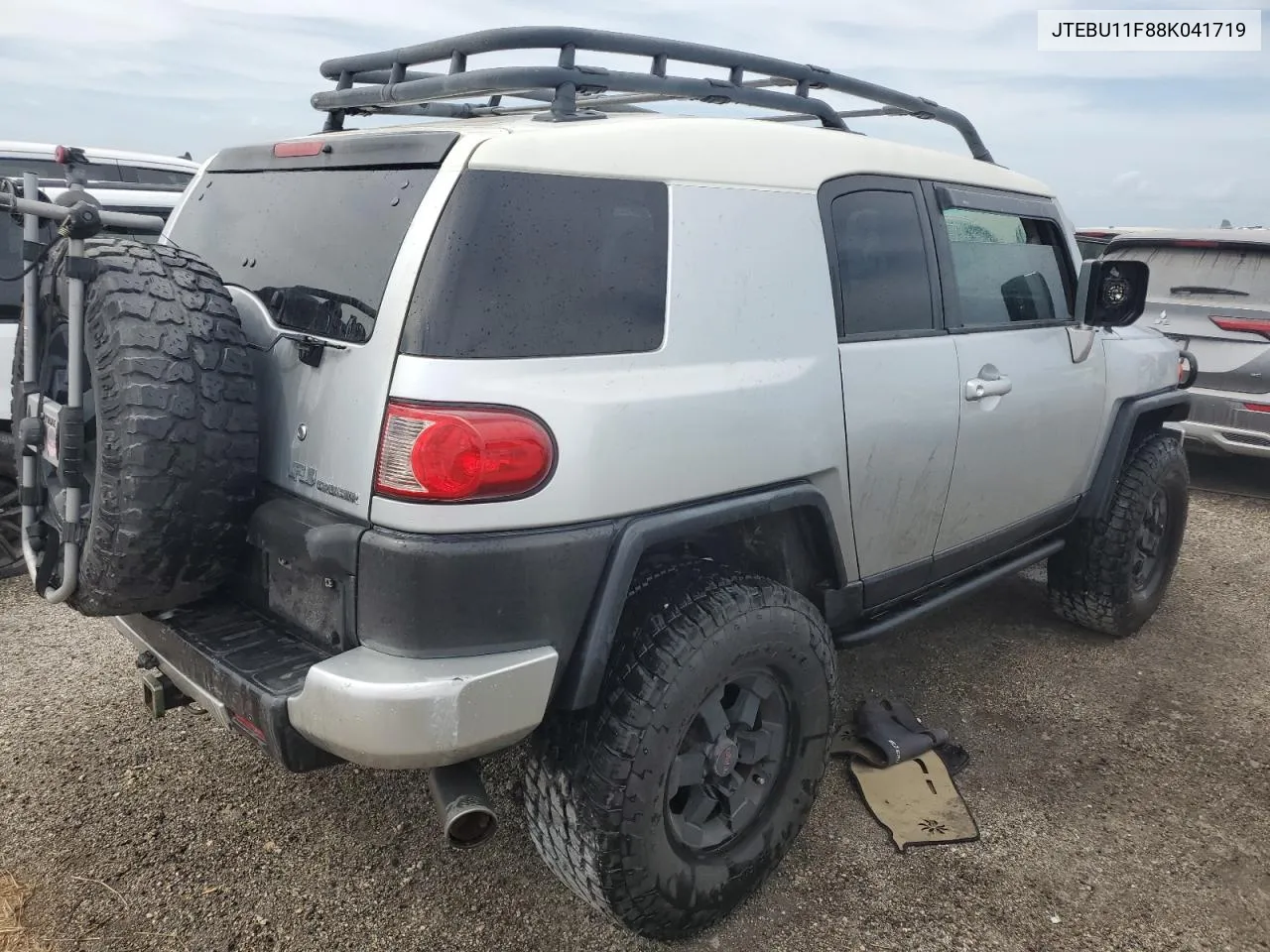 2008 Toyota Fj Cruiser VIN: JTEBU11F88K041719 Lot: 75752804